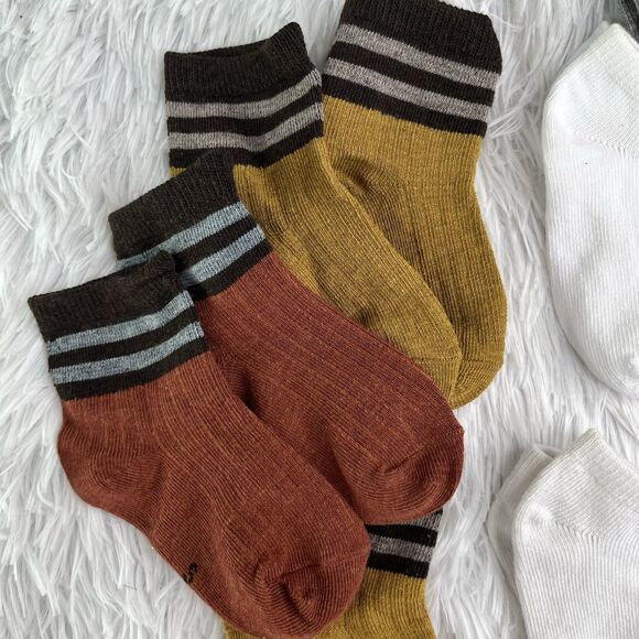 0-12M Baby Boy Sock Lot 10 Pairs Ankle - Picture 2 of 6